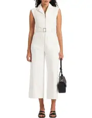 [Marcs] Taylor Denim Jumpsuit in Ivory