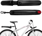 Cycling Mud Guard | Splash Proof Bike Mudguard,Reflective Waterproof Longer Protector for Gravel Rain Road Dust Outdoor Protection
