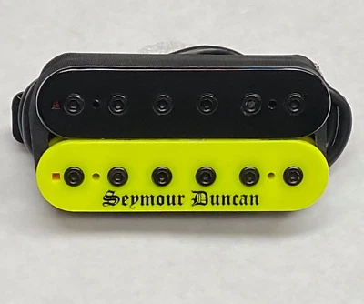 Seymour Duncan Blackened Black Winter Neck - Reverse Zebra Neon Yellow/Black