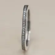 Authentic Pandora Sparkling Arcs of Love Ring Multiple Size197095CZ W Hinged Box