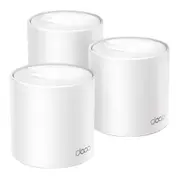TP-Link Deco X50 Pro(3-pack) AX3000 Whole Home Mesh WiFi 6 System , 574 Mbps at 2.4 GHz + 2402 Mbps at 5 GHz