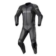 Alpinestars GP Force Chaser Leather Motorcycle Motorbike Suit 2 Pc Black
