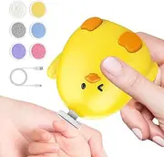 Electric Baby Nail Trimmer - Baby Nail Trimmer Electric | Safe Baby Nail Clippers Kit With 6 Interchangeable Grinding Heads | Low Noise Nail Trimmer, Nails Clippers For Baby