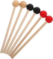 HONITANO Drum Mallets for Boys and Girls 3 Pack Wooden Tongue Drum Mallets Accessories for Percussion Instruments Xylophone Musical Accessories