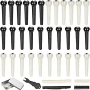 Guitar String Pegs Pins - Acoustic Guitar Saddle Nut | Stringed Instrument Replacement Parts For Women Boys Girls Youth Teens Mom Dad