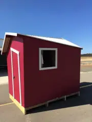 Cubby House, Quirky Crooked Design, Garden Shed, Plywood & Colorbond
