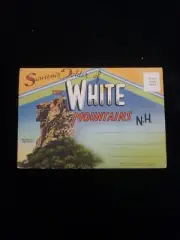 1945 Tichnor Bros Souvenir postcard folder White Mountains NH New Hampshire