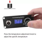 DC 12-24V 75W Digital Soldering Iron Station control panel for T12 Handle Heater