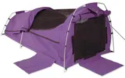 Sahara Nomad King Single Dome Canvas Swag & Bag - Purple