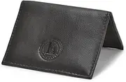 [LB LEATHERBOSS] Slim Thin Leather Credit Card Id Mini Wallet Holder Bifold Driver's License Safe