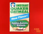 Quaker Instant Oatmeal Apples Raisins & Walnuts box art 2x3" fridge magnet