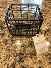 Hearth & Hand and Magnolia Black Small Wire Storage Basket Bin Joanna Chip Bath