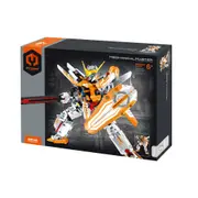 833pc iM.Master Mecha Model Building Blocks Kids DIY Assemble Toy Kit Orange 6y+