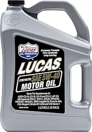 Lucas Oil Synthetic SAE 5W-40 European Motor Oil/3x1/5 Litre