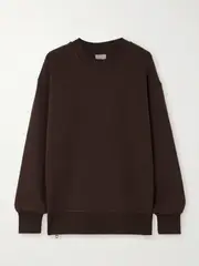 [Varley] Varley - Gabriella Doublesoft® Sweatshirt - Dark brown - x small x small Brown