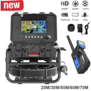 Sewer Camera with 512HZ Locator 9" HD Drain Self-Leveling Pipe Inspection Camera