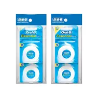 在飛比找Yahoo奇摩購物中心優惠-Oral-B 歐樂B 牙線薄荷微蠟／無蠟(50Mx2入) 款