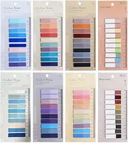 1600 PCS Sticky Index Tabs, Annotation Book Markers Tabs, Tabs for Annotating Books Supplies, Writable Page Notes, Morandi Aesthetic Sticky Tabs for Reading File Classify Page Marking