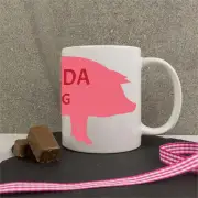 Personalised Red TEAPIG Mug
