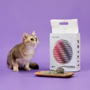 PETKIT 5 in 1 Mixed Cat Litter Odor Control Tight Clumping Cat Litter，4pcs