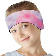 HeySplash Swimming Headband Children, Ear Protection Swimming Children Neoprene Headband with High Elasticity, Velcro Fastening, Swimming Headbands Children Waterproof Swimming Bathing, M, Tie-Dye