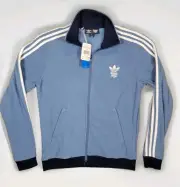 Adidas x Bogey Boys Zip-Up BB Track ALTBLU Jacket Size S Blue New With Tags