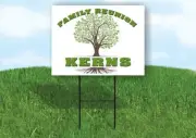 KERNS FAMILY REUNION GR TREE 18 in x24 in Yard Sign Road Sign with Stand