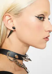 Dead Or Alive Long Stud Earrings
