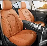 ar Seat Covers Universal Full Set for Renault Arkana Alpine Duster Laguna Clio Alpine Celebration Auto Parts/Waterproof,Orange