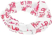 [EXQUIMEUBLE] Wide Elastic Bloody Headband Satin Halloween Hair Accessories for Women Girls Festive Yoga Band Comfortable Fit