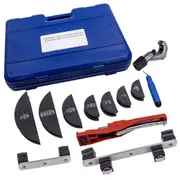 [MaXpeedingrods] Pipe Bender HVAC Refrigeration Ratchet Tube Bender Heads Pipe Cutter Tool Set