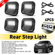 4Pcs MultiPro Bed Tailgate Step Light For GMC Sierra Silverado 19-2025 84347814