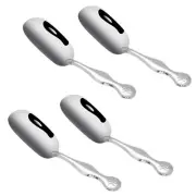 4 Pcs Stainless Steel Small Tea Scoops Spoon for Coffee Powder Sugar Spices S...