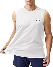 [LORSPORTCH] Men's Tank Tops Quick-Drying Gym Muscle Tees Fitness Running Vest Bodybuilding Sleeveless T-Shirt