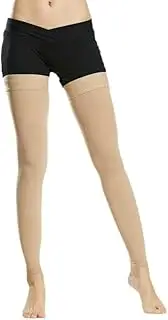 Socks for Women Thigh High Open Toe,A pair of socks Best for DVT, Varicose Veins, Relief Shin Splints,Edema