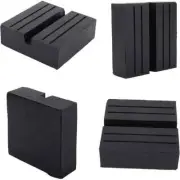 Car Lift Jack Stand Rubber Pads Black Slotted Floor Jack Pad Frame Rail Adapter