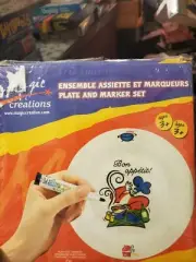 Magic Creations - Plate and Marker Set (Craft Kit for Ages 3+)