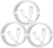 [MFi Certified] iPhone 16 15 Fast Charging Cable 10Ft,3Pack 100W USB C to USB C Fast Charging Power Delivery Cable Woven Cord for iPhone 16/16 Plus/16 Pro/16 Pro Max/15/15Pro/15Pro Max/15 Plus Airpods