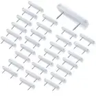 30 Pcs Plastic Head Double Pins Bed Skirt Holders for Slipcovers Bedskirts
