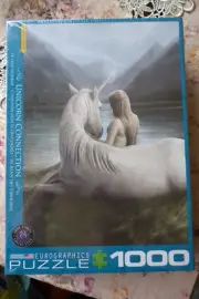 EUROGRAPHICS ANNE STOKES UNICORN CONNECTION 1000 PC PUZZLE