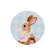 Maxwell & Williams Pete Cromer Barn Friends Round Coaster 10cm - Blue Bunny