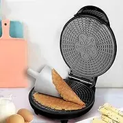 Electric Sandwich Maker Conical Waffle Maker, Ice Cream Cone Maker, Nems Non-Stick Coating, Double-Sided Heating, Kitchen Dessert Mold 1200W