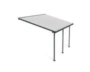CANOPIA - Feria 3 x 4.3 DIY Patio Cover Kit Dark Grey Clear