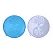 Wall Art Silicone Molds Tree-of-Life and Moon Epoxy Resin Casting Molds for DIY