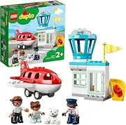 LEGO® DUPLO® Town Aeroplane & Airport 10961 Building Toy; Imaginative Playset for Kids and Toddlers