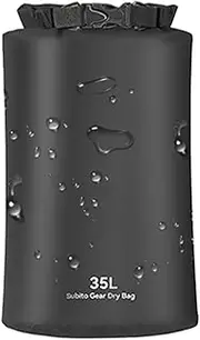 [Generic] Waterproof Bags for Boating | Roll Top Sack, 3L/5L/12L/20L/35L Dry Bag Sack Outdoor Water-Resistant Gear for Hiking Kayaking Camping Swimming Boating