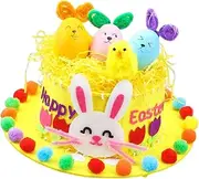 Folpus Children's Easter Bonnet Craft Kit for DIY Projects and Decorations, Yellow