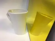 Yellow Mirror Acrylic Plexiglass sheet 1/8" x 6" x 12"