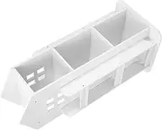 MAGICLULU 1 Set of Playroom Toddler Bookcase Kids Storage Bookshelf Kindergarten Book Rack for Home (White)