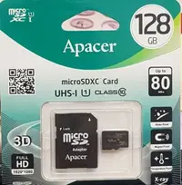 在飛比找Yahoo!奇摩拍賣優惠-彰化手機館 Apacer 宇瞻 128G 記憶卡 micro